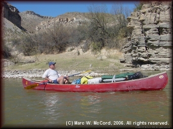 Dirk relaxing on teh river