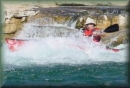 Bryan running Rio Vista Dam on the San Marcos River, Texas