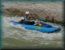 Kathy Smith on the Rio Grande, Texas