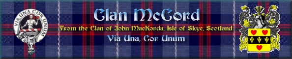 Clan McCord masthead