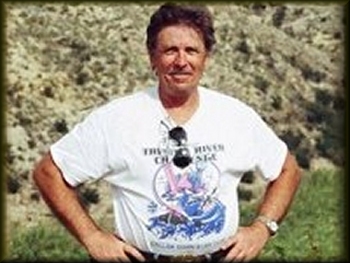 Marc at San Rocendo Canyon on the Rio Grande, November, 2004