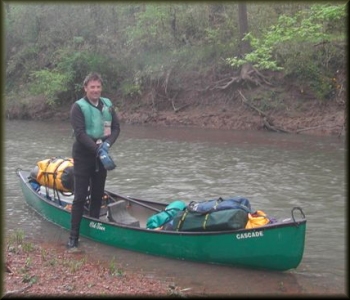 Kiamichi River below Clayton, Oklahoma, April, 2005