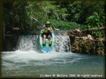 Anna Barton running Cape Falls