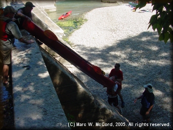 DDRC Group Portaging Cummings Dam