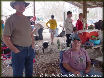 Zoltan Mraz (seated) at the Pavilion
