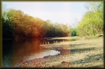The scenic and remote Kiamichi River