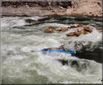 Marc on the Main Salmon River, July 24, 2012