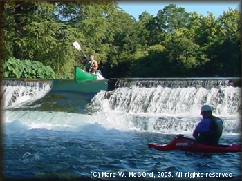 Marc McCord about to run Rio Vista Dam