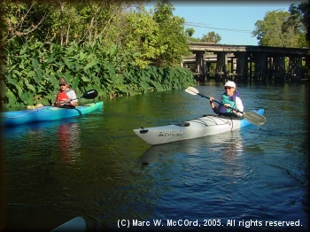 Downriver from the IH 35 overpass
