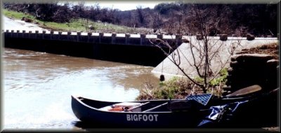 Edge Falls low-water bridge on the Upper Guad
