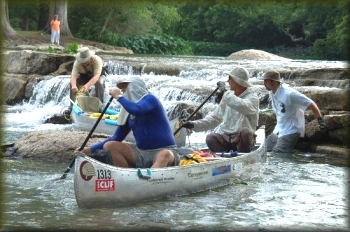 Team CoTex at Rio Vista Dam in the TWS 2008