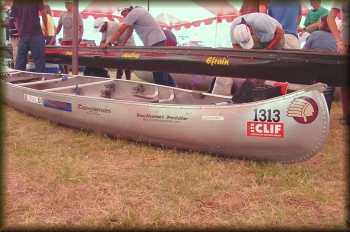Team CoTex boat at Texas Water Safari check-in