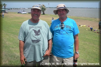 Zoltan Mraz and Team Captain Marc McCrd at Seadrift - TWS 2007