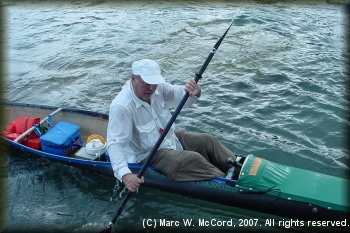 Zoltan Mraz at Rio Vista Dam - TWS 2007
